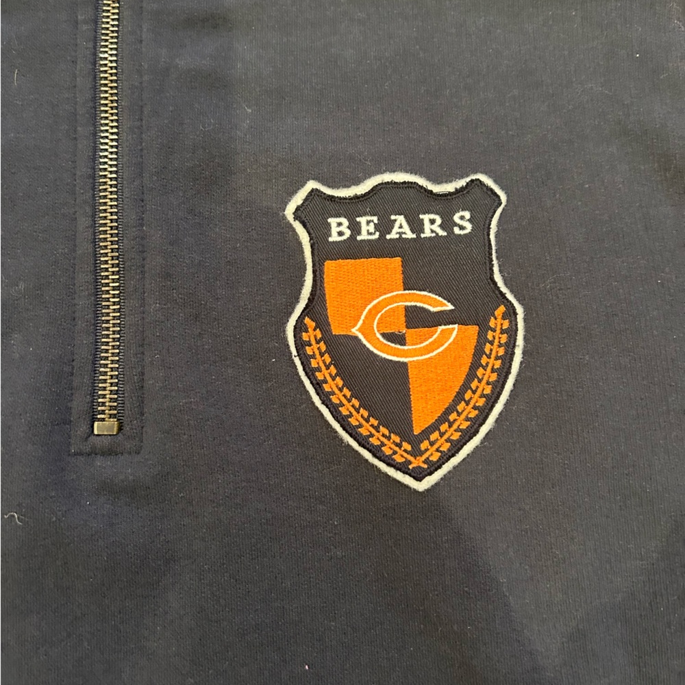 Chicago Bears Quarter Zip Men's Large NFL 47' Brand Warm Unisex - Picture 3 of 4
